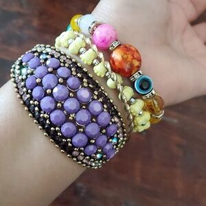 GIRL POWER PURPLE BRACELET